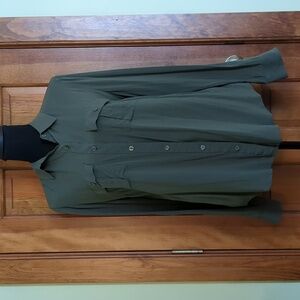 a.n.a Forest Green Blouse